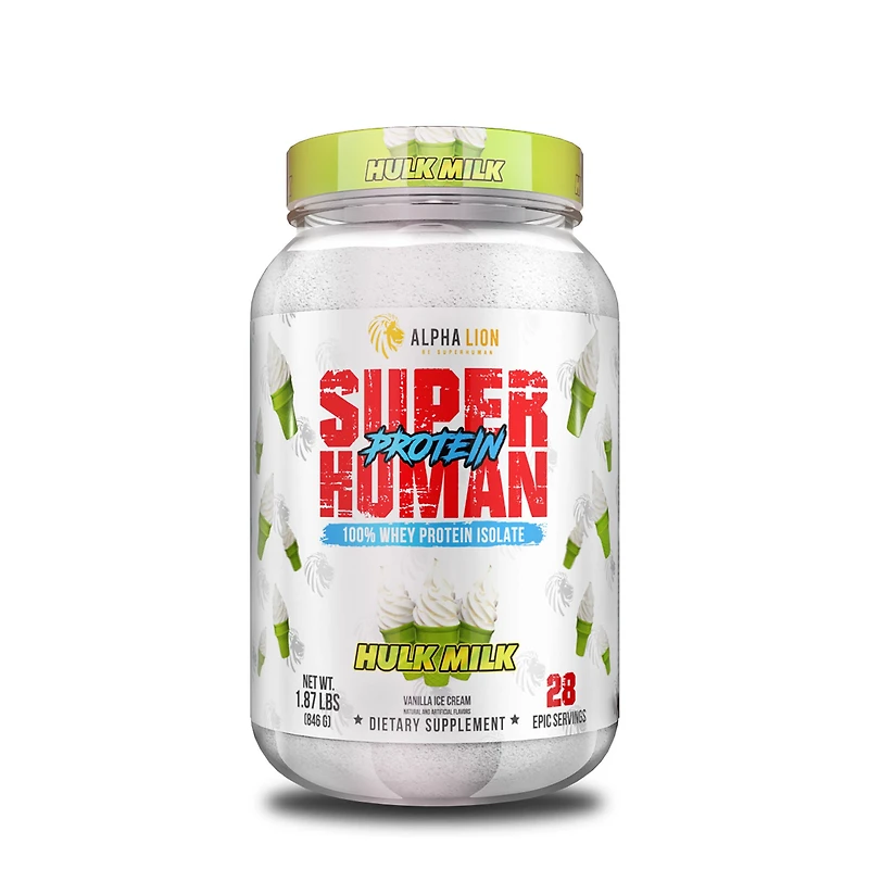 Alpha Lion Superhuman 100% Whey Protein Isolate - Vanilla Ice Cream (28 Servings)
