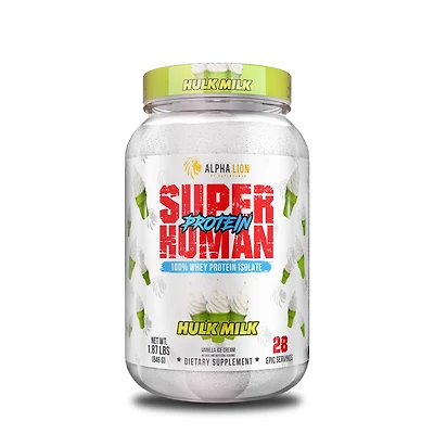 Alpha Lion Superhuman 100% Whey Protein Isolate - Vanilla Ice Cream (28 Servings)
