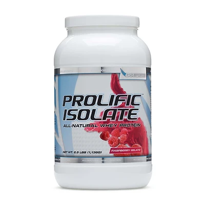 SDC Nutrition Prolific Isolate - Raspberry Gelato (40 Servings) 2 lbs.