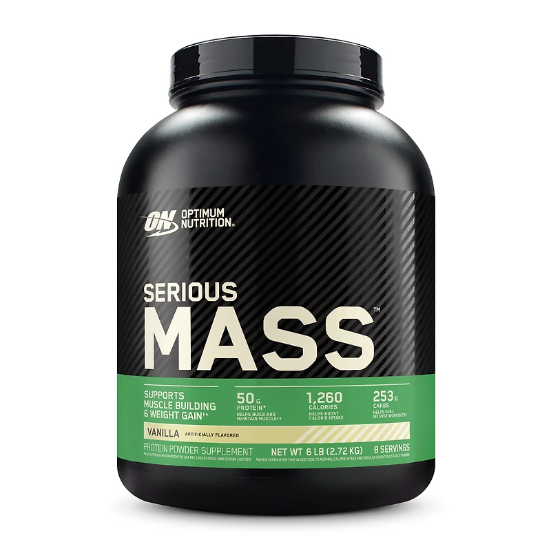 Optimum Nutrition Serious Mass - Vanilla (8 Servings) 6 lbs.