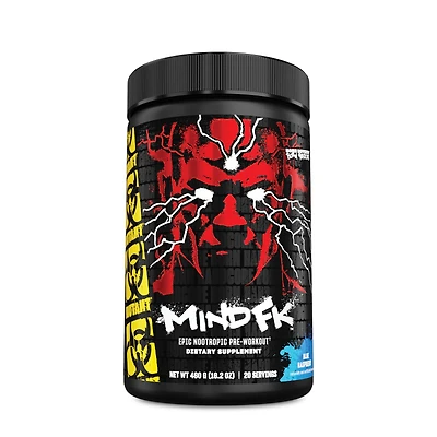 Mutant Mind Fk Nootropic Pre-Workout - Blue Raspberry (20 Servings)