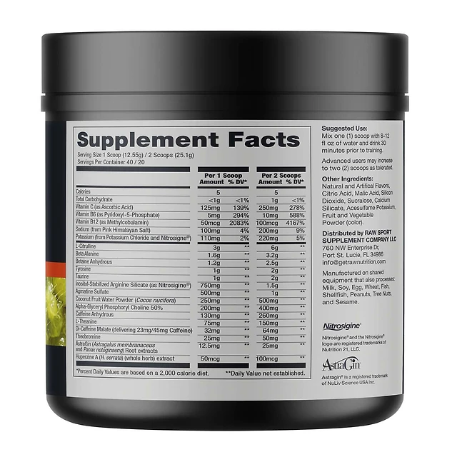 Thavage Pre-Workout - Cotton Candy Grape (40 Servings)