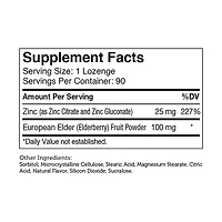 Zinc Lozenges - 90 Lozenges (90 Servings)