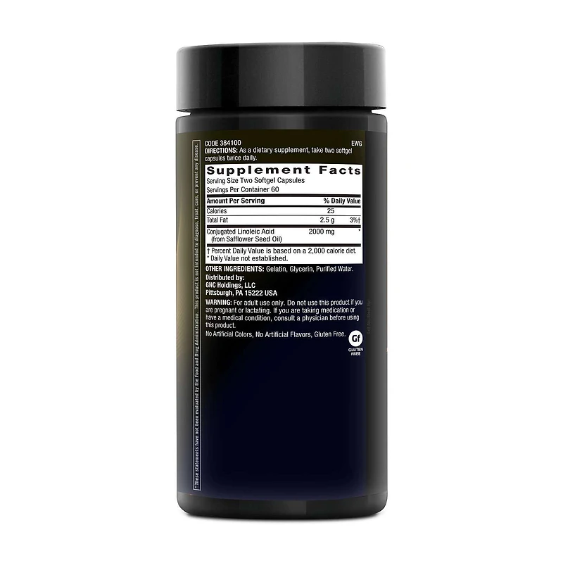 CLA Conjugated Linoleic Acid - 120 Softgels (60 Servings)