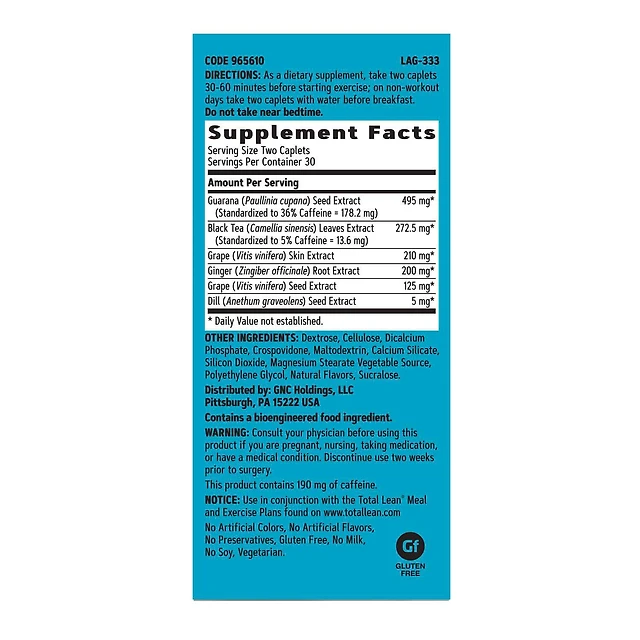 Burn 60™ - 60 Tablets (30 Servings)