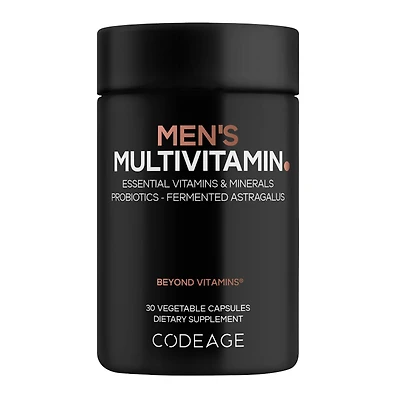 Codeage Men's Multivitamin Vegan - 30 Vegetable Capsules (30 Servings)