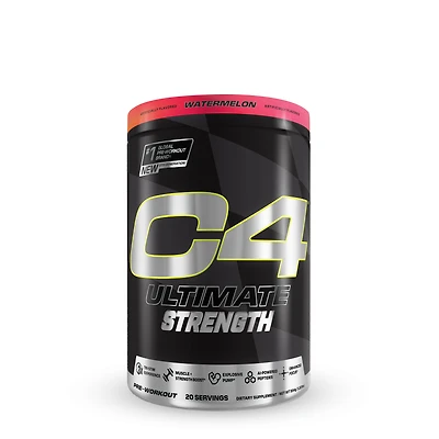Cellucor C4 Ultimate Strength Pre-Workout - Watermelon (20 Servings)