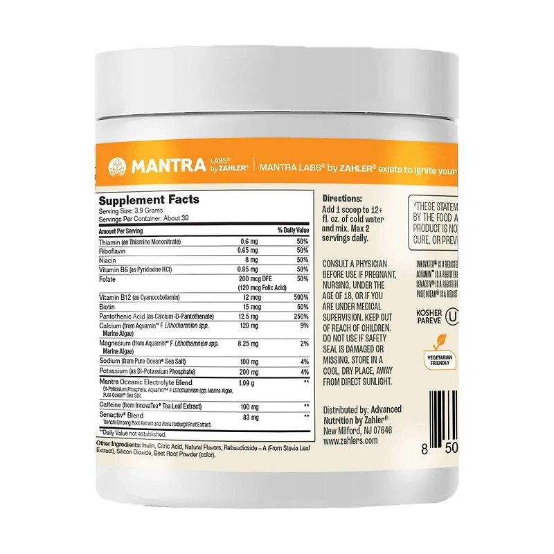 Mantra Go - Tropical Berry - 4.1 oz (30 Servings)