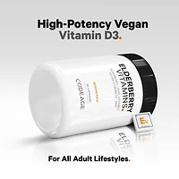 Elderberry Immune Complex - Daily Vitamin C Vegan D3 & Zinc Supplement - 90 Capsules (30 Servings)