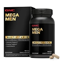 GNC Mega Men Multivitamin Healthy - 180 Caplets (90 Servings)