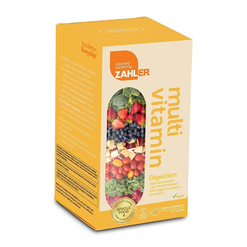 Multi Vitamin Digestion - 60 Capsules (30 Servings)