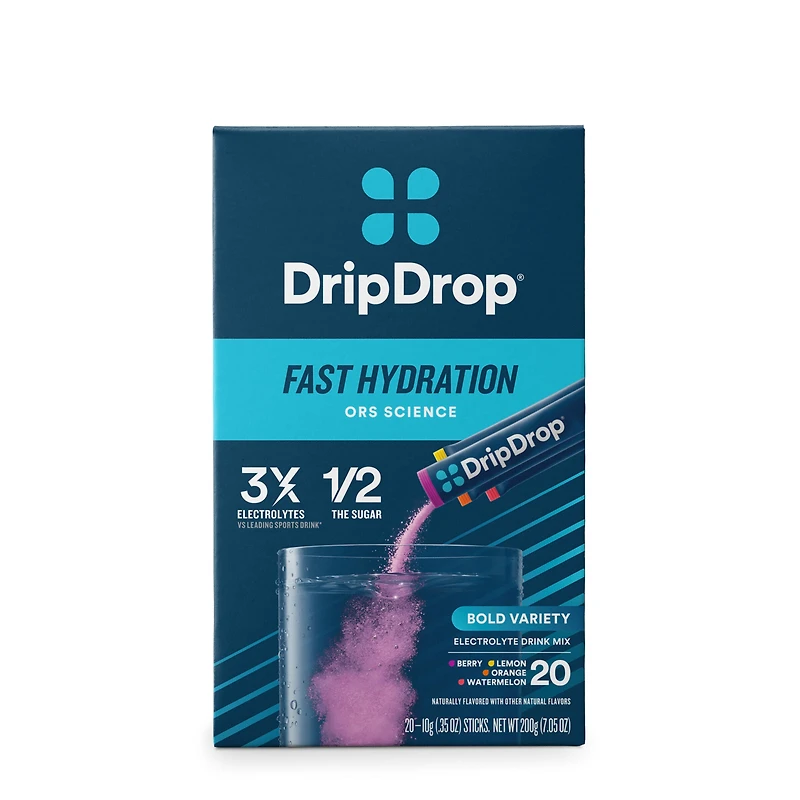 DripDrop Electrolyte Drink Mix Vitamin C