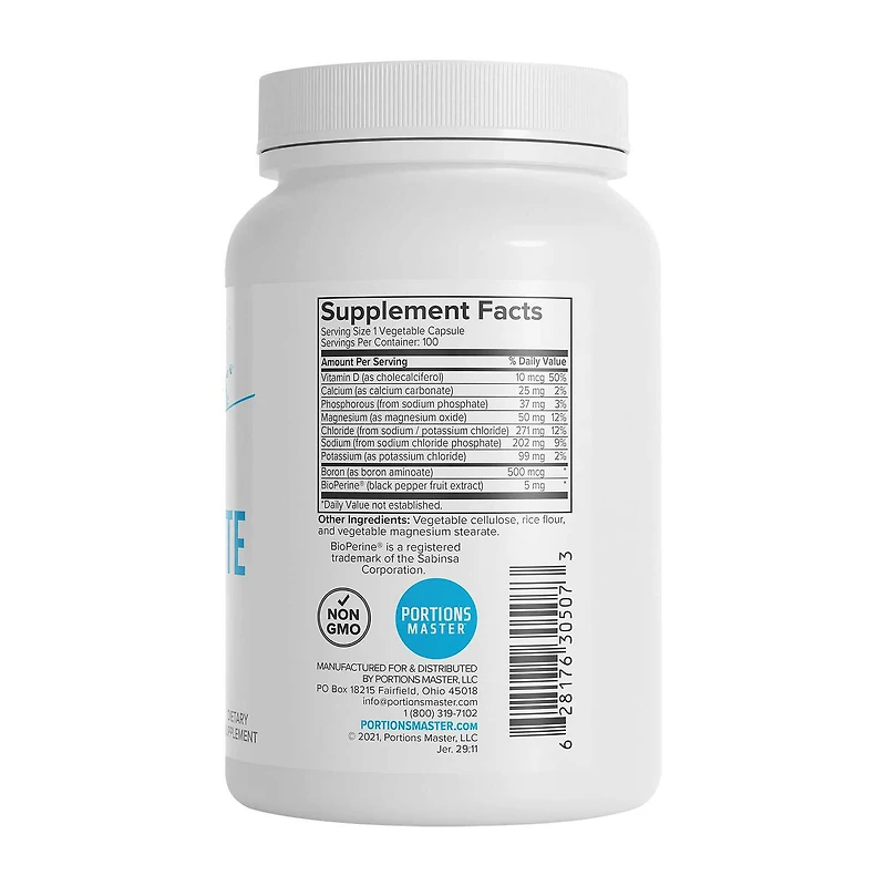 Electrolyte Plus 690mg - 100 Capsules (100 Servings)