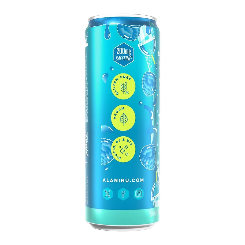 Energy Drink - Blue Slush 12 oz. (12 Cans)