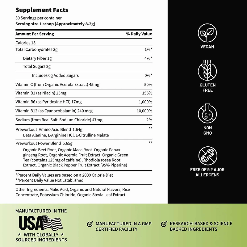 Nitric Oxide Pre-Workout(30 Servings)