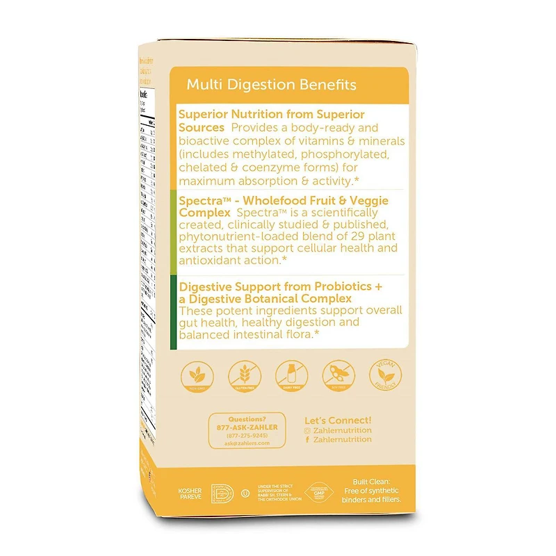 Multi Vitamin Digestion - 60 Capsules (30 Servings)