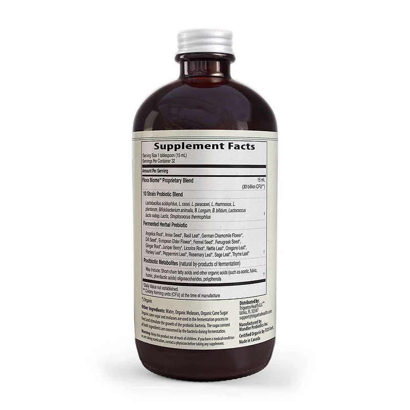Flora Biome 3-in-1 Live Probiotic - 16 fl oz (32 Servings)