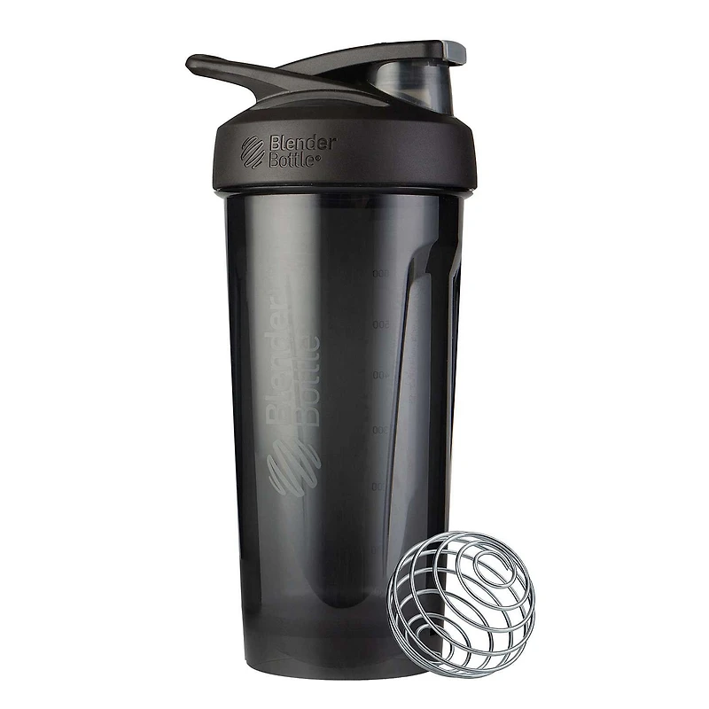 Strada™ Tritan Protein Shaker Bottle - Black - 28oz.