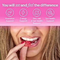 Daily Fiber Gummies - Watermelon - 64 Gummies (16 Servings)