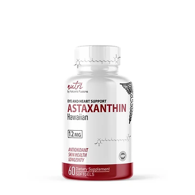 Nature's Fusions Astaxanthin 12Mg Healthy - 60 Softgels (60 Servings)