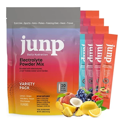 Zahlers Junp Daily Hydration Vegan - Variety Pack (20 Servings)