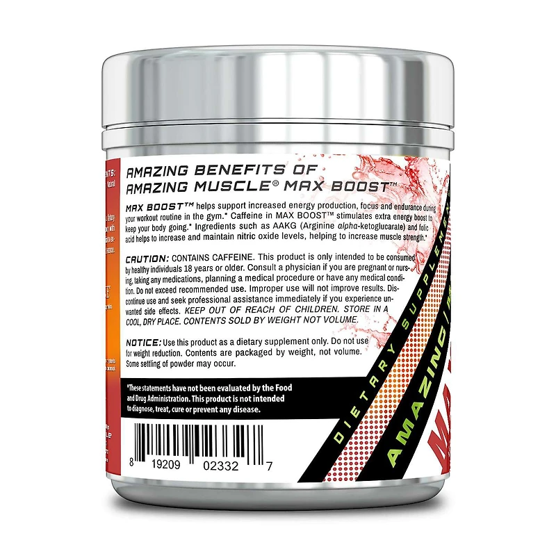 Max Boost™ Ultimate Pre-Workout - Fruit Punch (60 Servings)