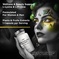 Amen Vegan Collagen Builder + Biotin and Vitamin C - 30 Tablets (30 Servings)