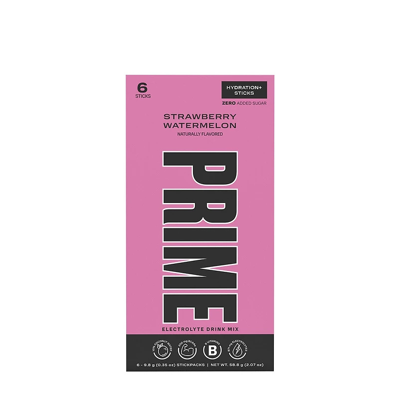 PRIME Hydration+ Sticks - Strawberry Watermelon (6 Stick Packs)