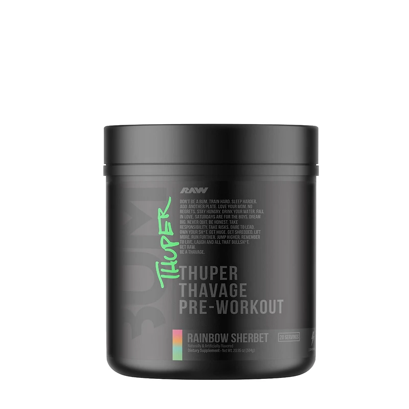 Raw Nutrition Thuper Thavage Pre-Workout