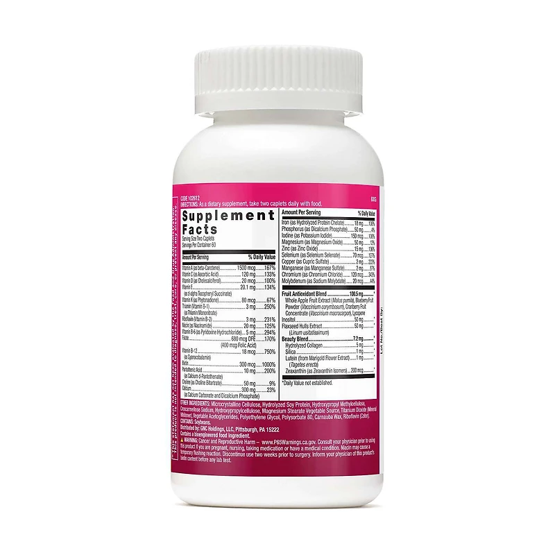 Teen - Multivitamin For Girls 12-17 - 120 Caplets (60 Servings)