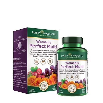 Purity Products Women's Perfect Multi Dietary Supplement Healthy - 120 Tablets (30 Servings) 30