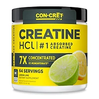 CON-CRET Creatine Hcl Powder - Lemon Lime (64 Servings)