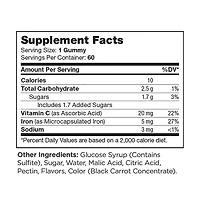 CHAPTER ONE™ Iron Gummies - 60 Gummies (60 Servings)