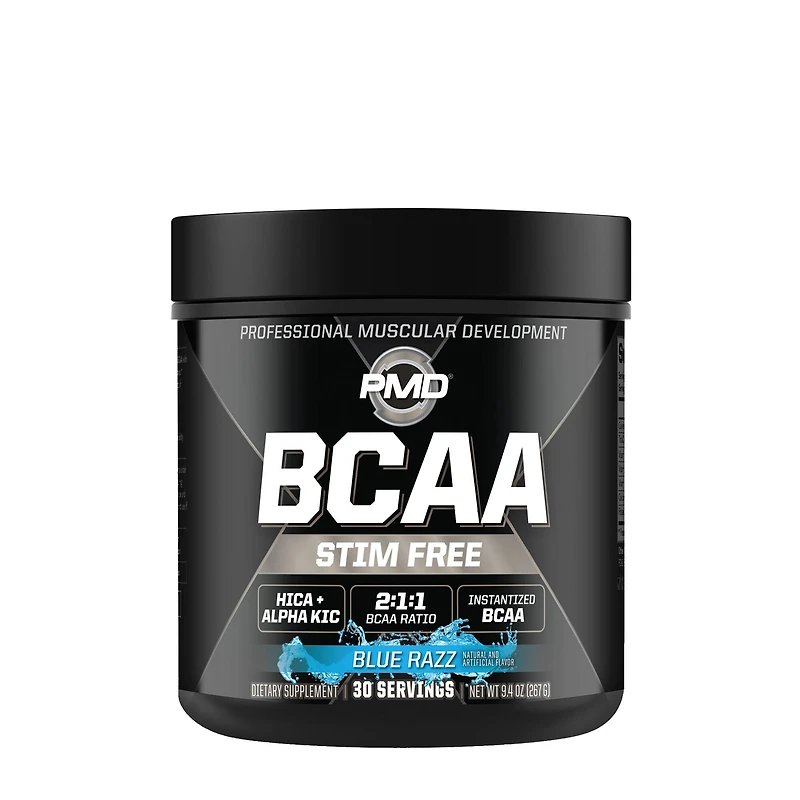 NDS Nutrition Pmd Bcaa Stim Free - Blue Razz (30 Servings)