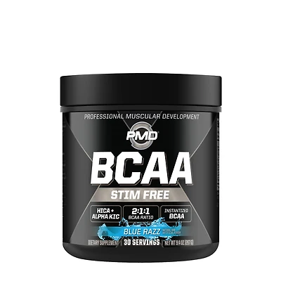 NDS Nutrition Pmd Bcaa Stim Free - Blue Razz (30 Servings)