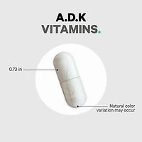 ADK Vitamin Supplement - 180 Capsules (180 Servings)