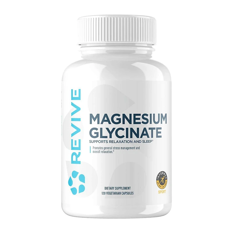 Magnesium Glycinate - 120 Vegetarian Capsules (60 Servings)