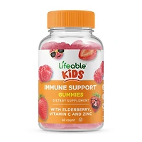 Kids Immune Support with Elderberry - 60 Gummies (30 Servings)