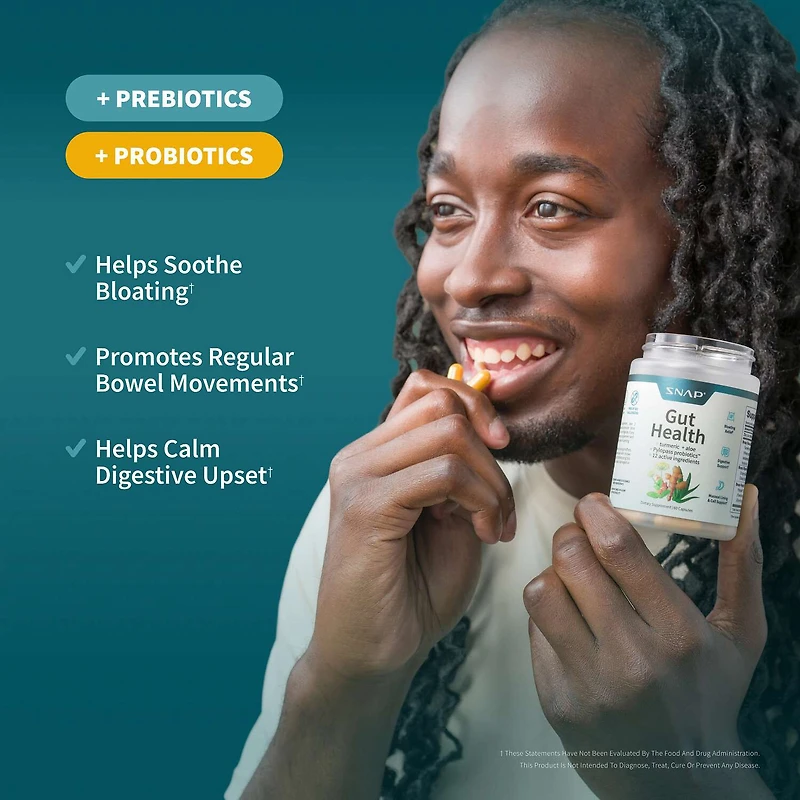 Gut Health Capsules - 60 Capsules (30 Servings)