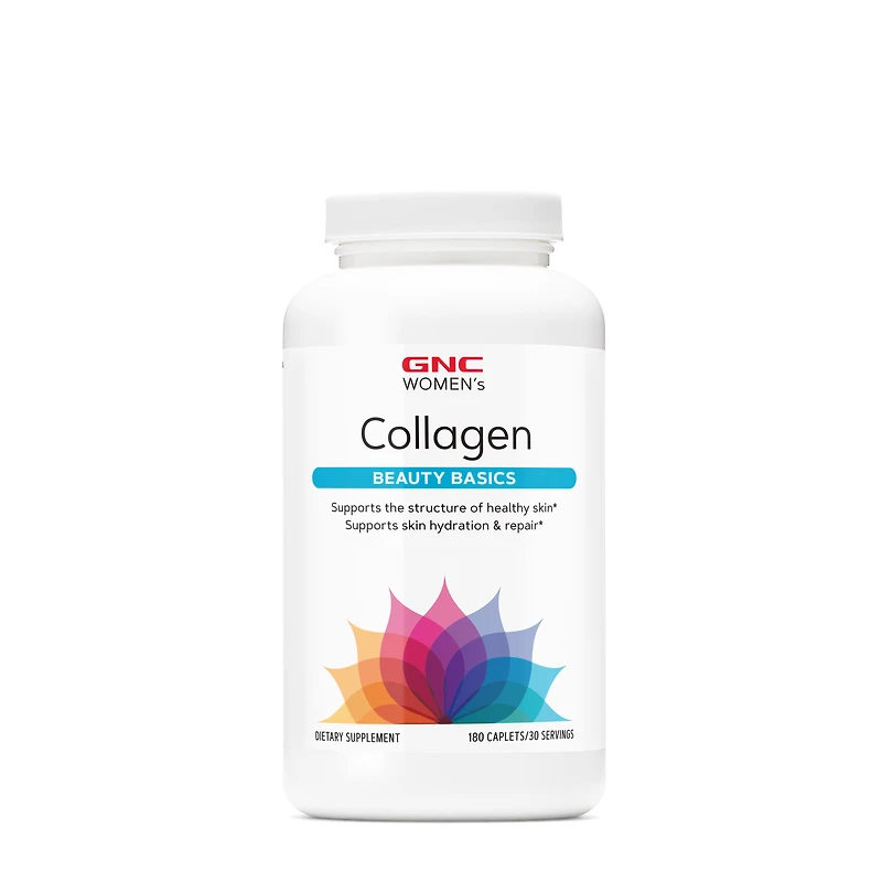 GNC Women's Collagen Healthy - 180 Caplets (30 Servings)