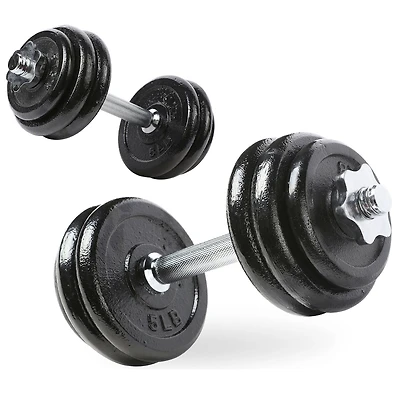 PRCTZ 40Lb Cast Iron Adjustable Dumbbell Set - 1