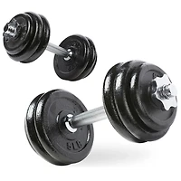 PRCTZ 40Lb Cast Iron Adjustable Dumbbell Set - 1