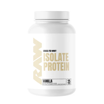 Raw Nutrition Isolate Protein - Vanilla (25 Servings)