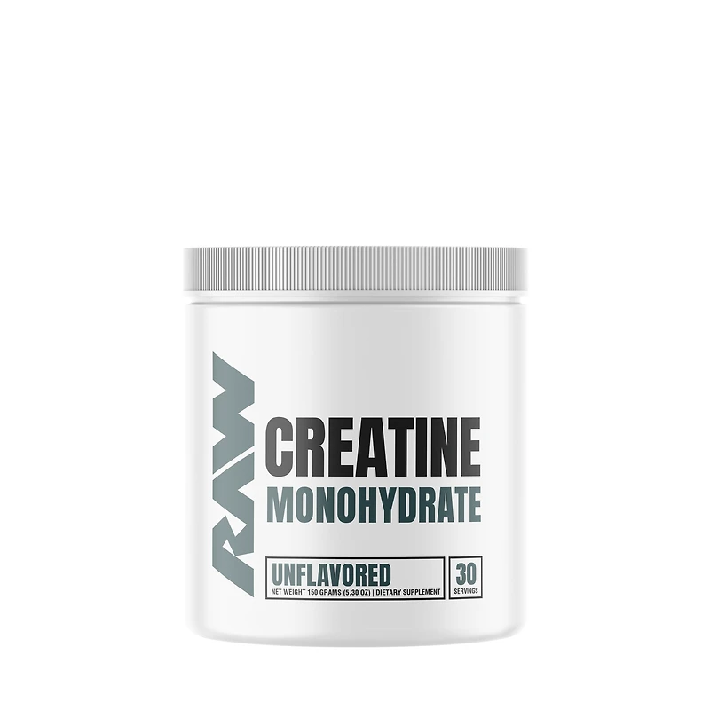 Raw Nutrition Creatine Monohydrate - Unflavored (30 Servings)