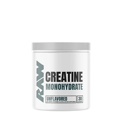 Raw Nutrition Creatine Monohydrate - Unflavored (30 Servings)