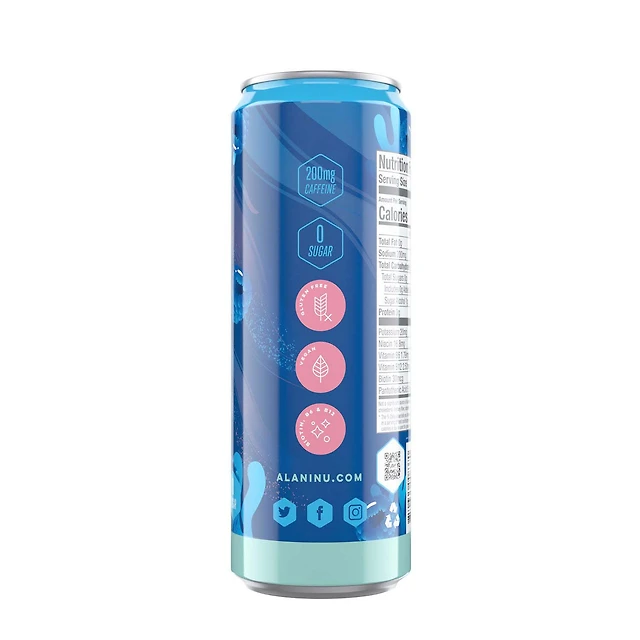 Energy Drink - Blue Slush 12 oz. (12 Cans)