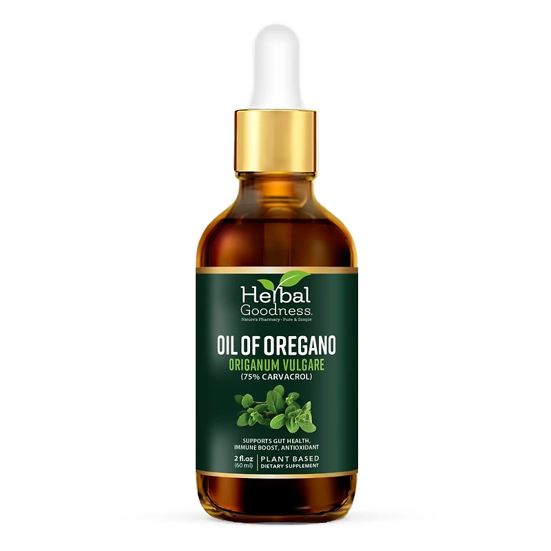 Herbal Goodness Oil Of Oregano - 2 Fl Oz. (400 Servings)