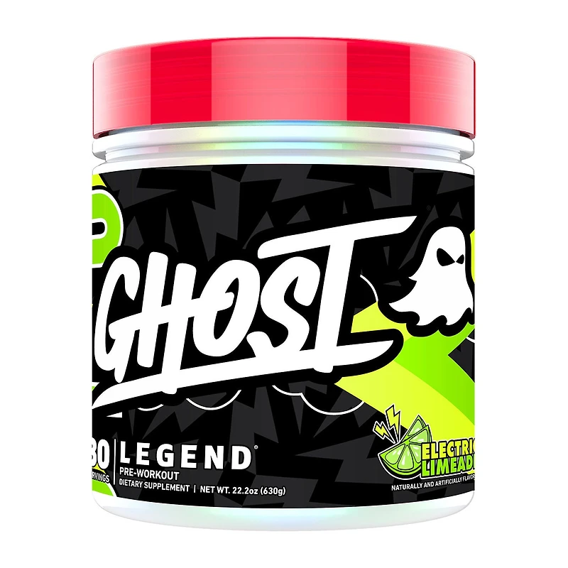 GHOST Legend V4 Pre-Workout Vegan - Electric Limeade (30 Servings)