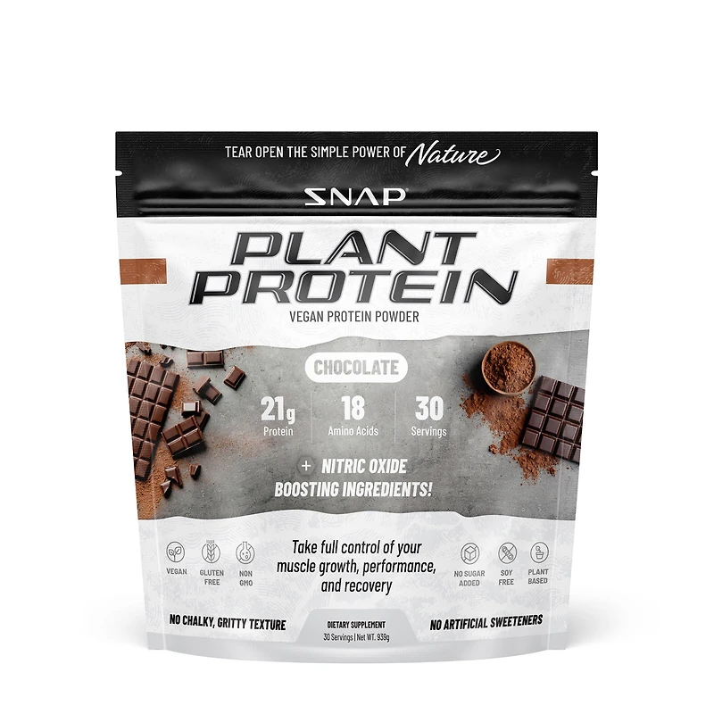 SNAP Supplements Plant Based Vegan Protein Powder
