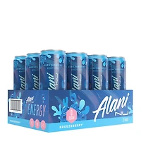 Alani Nu Energy Drink Gluten-Free - Breezeberry 12Oz. (12 Cans) Zero Sugar